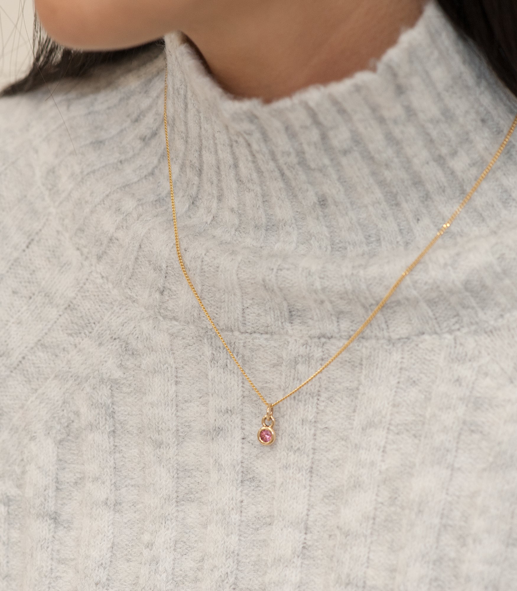 Buoy Charm - Pink Tourmaline