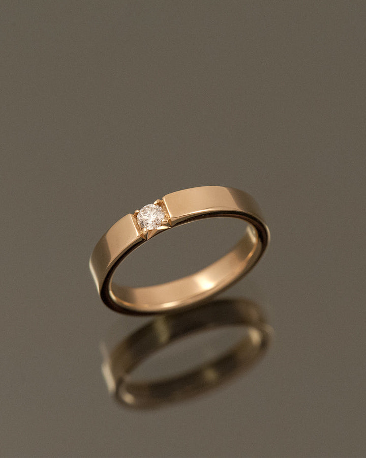 Diamond Slice Ring - Round