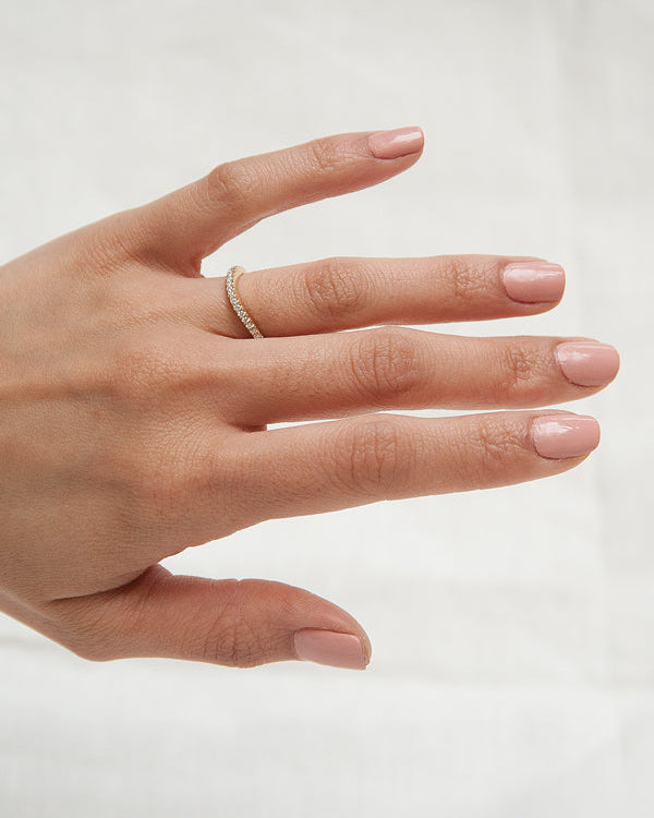 Diamond Contour Ring