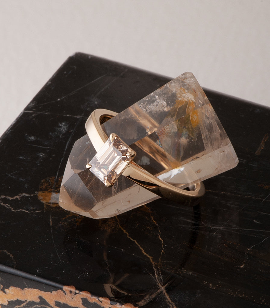 Unique Natural Champagne Diamonds