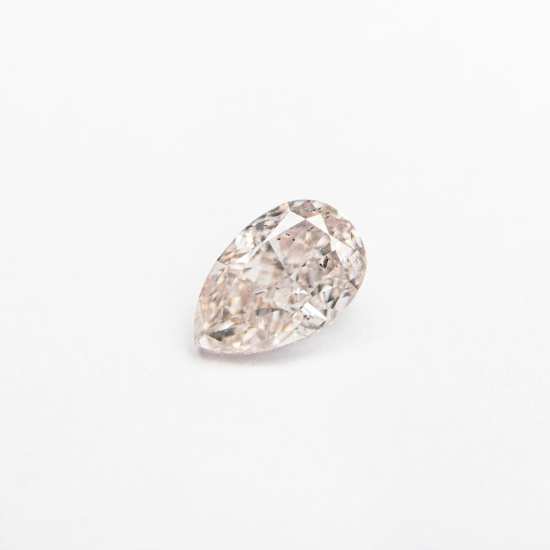 0.46ct 5.85x3.80x2.65mm SI2 Fancy Light Brownish Pink Pear Brilliant 🇦🇺 24118-01
