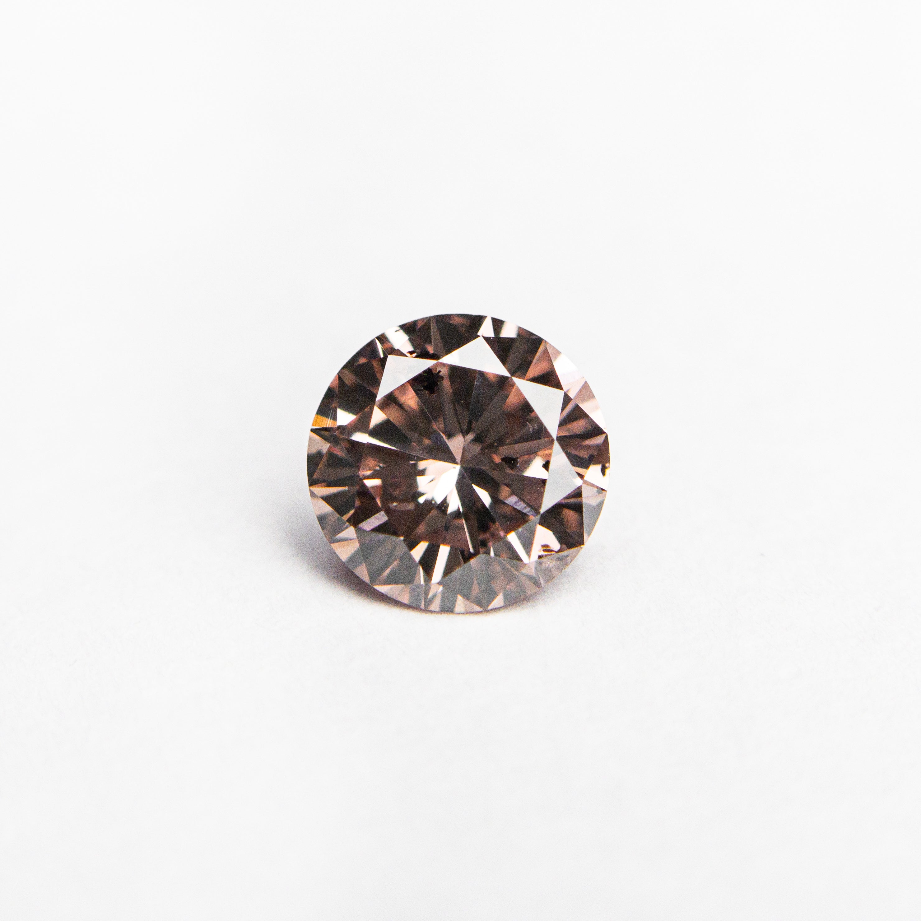 0.51ct 5.31x5.27x3.05mm GIA Fancy Deep Brownish Orangy Pink Round Brilliant 24146-01