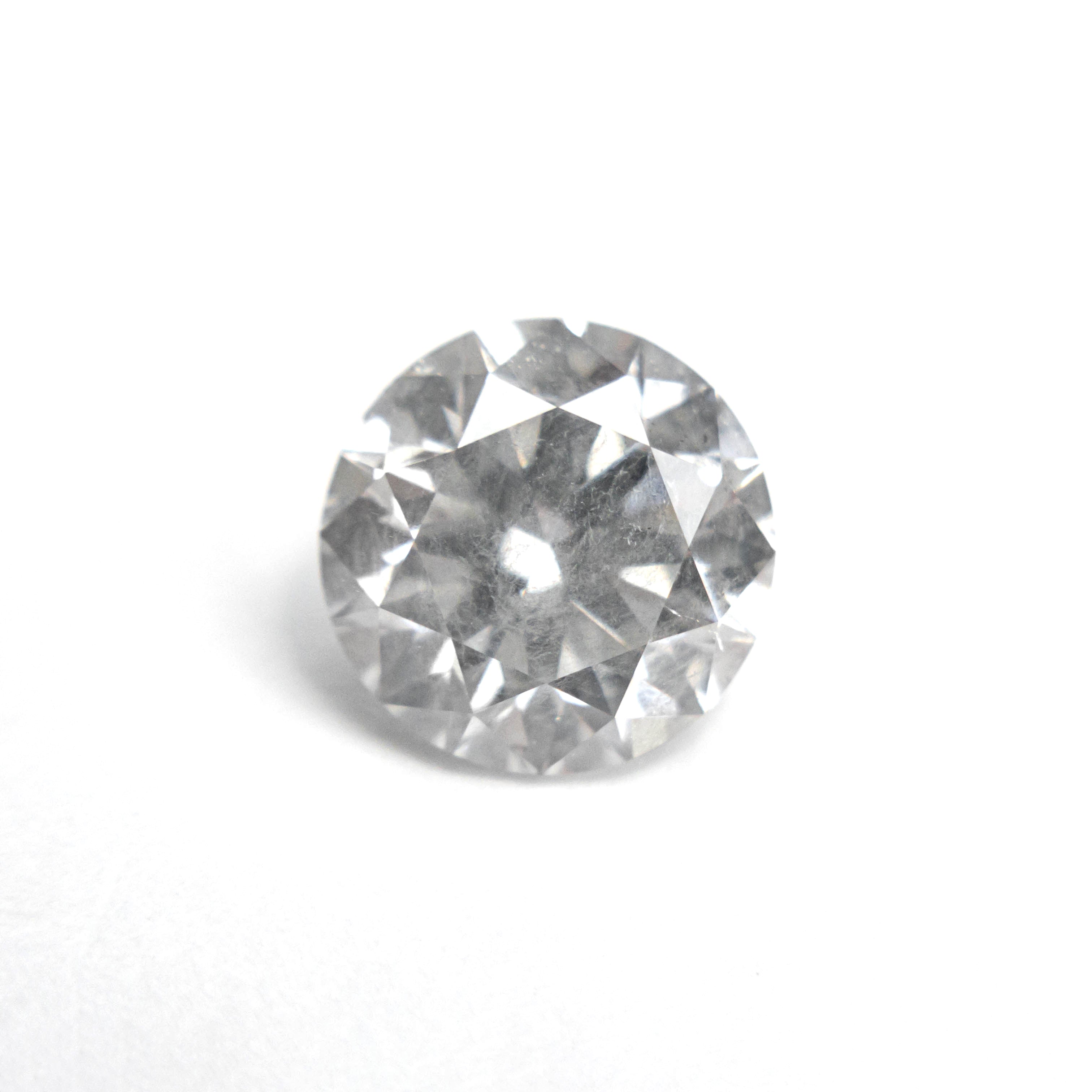 2.01ct 7.96x7.88x5.01mm Fancy Grey Round Brilliant 18264-01