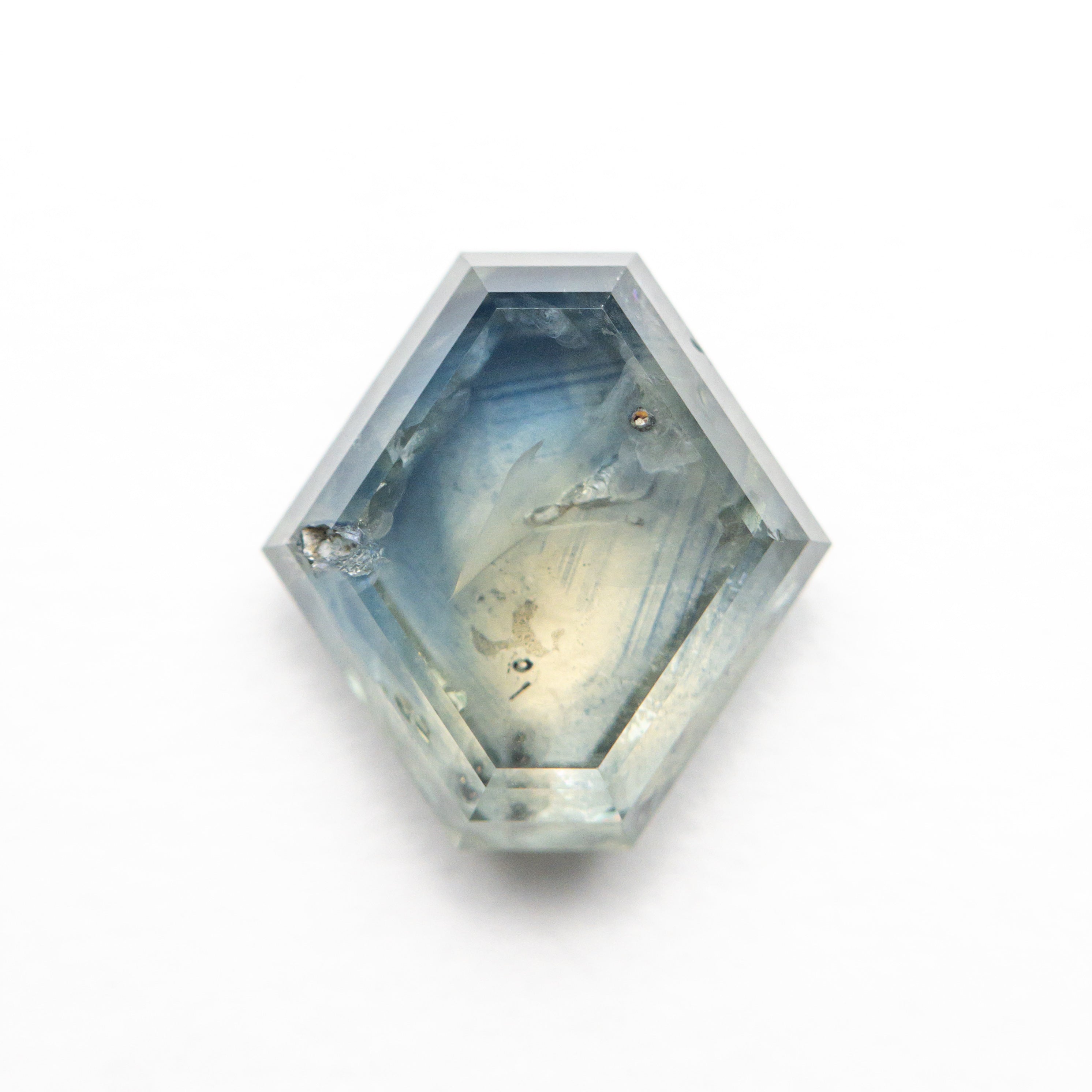 2.86ct 9.23x8.84x3.48mm Hexagon Portrait Cut Sapphire 23469-14