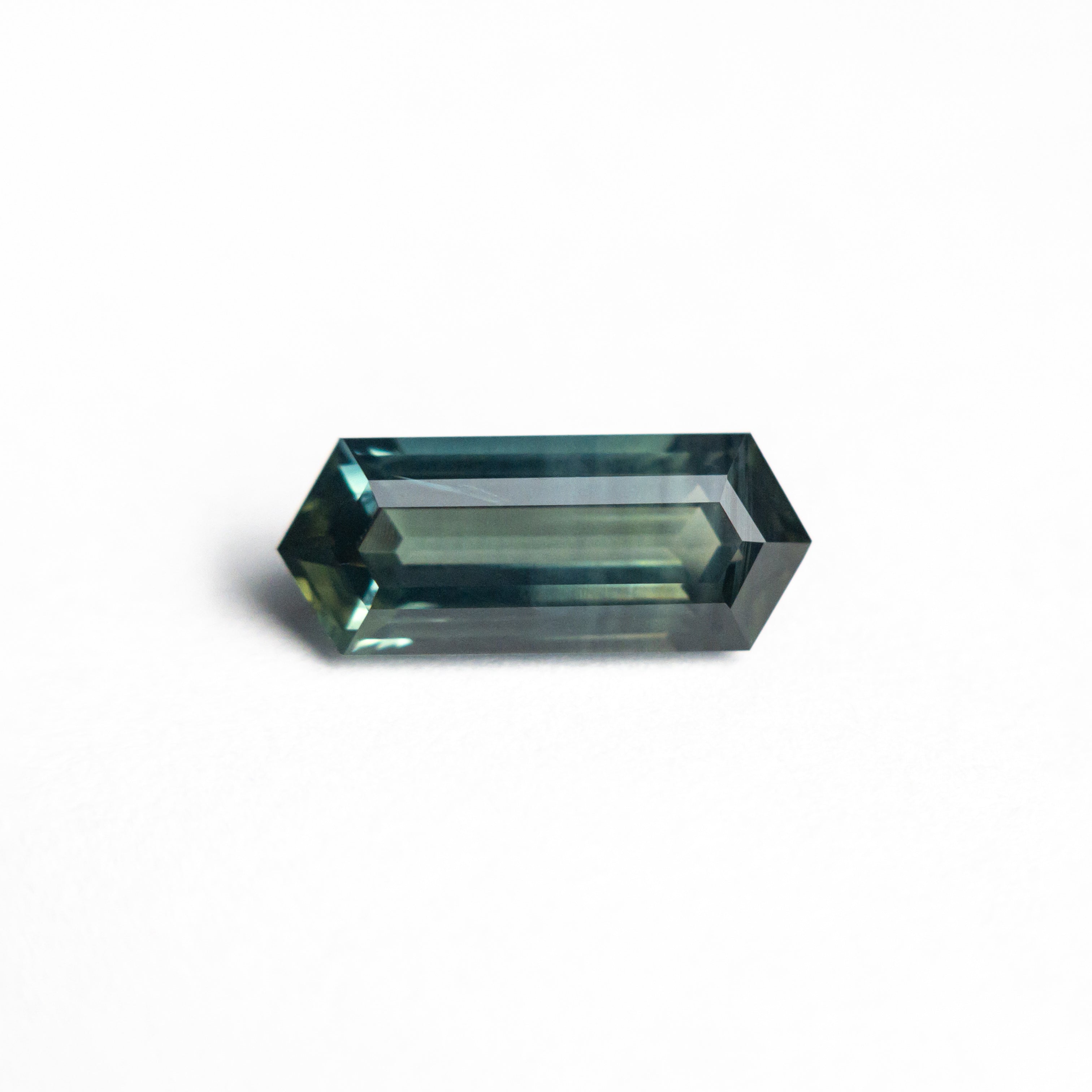 1.08ct 9.48x3.85x2.87mm Hexagon Step Cut Sapphire 25380-04