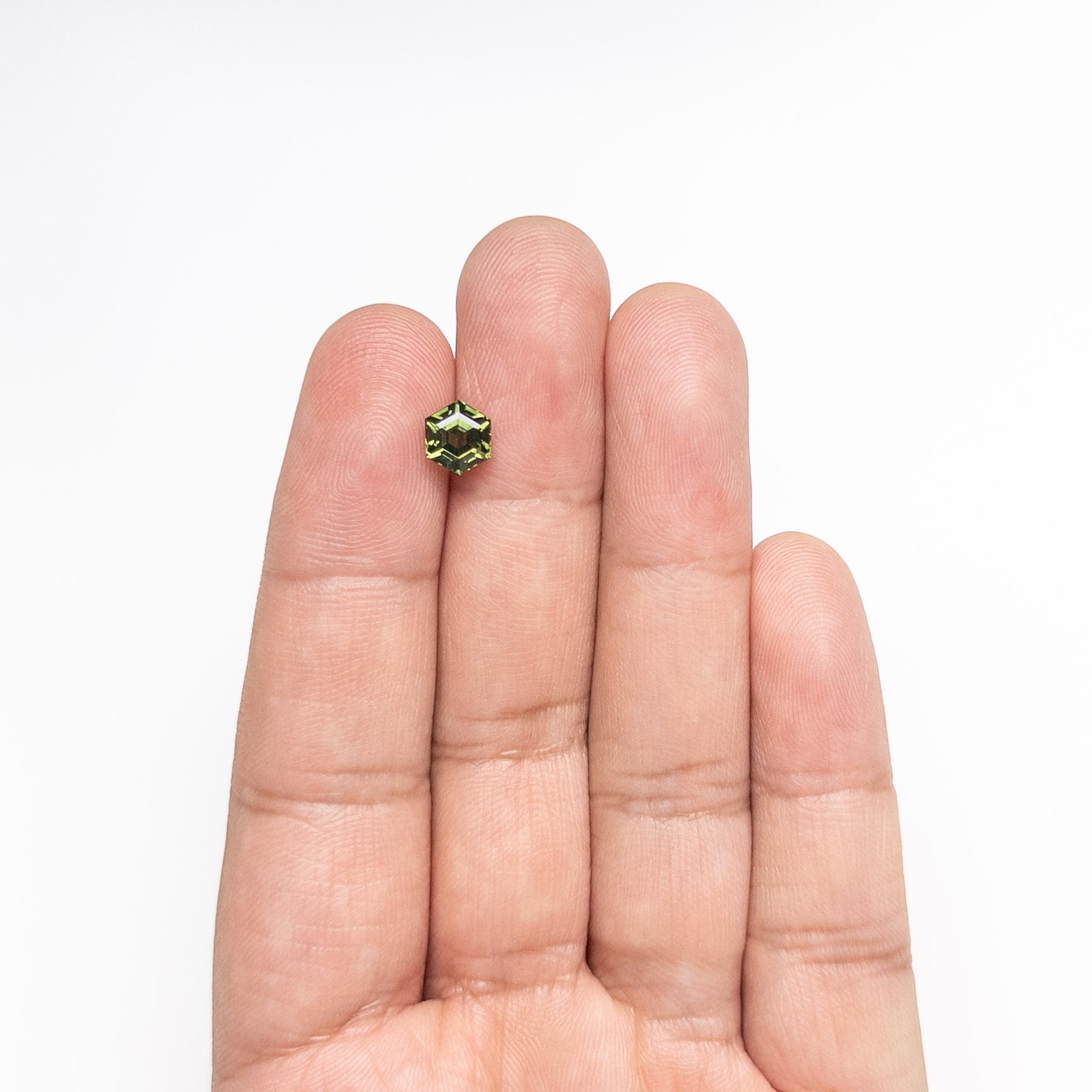 1.78ct 7.19x6.25x4.87mm Hexagon Step Cut Sapphire 26510-01