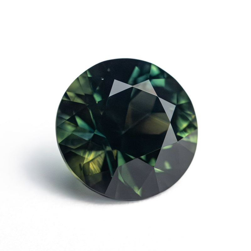 4.02ct 9.60x9.61x6.36mm Round Brilliant Sapphire 26625-04