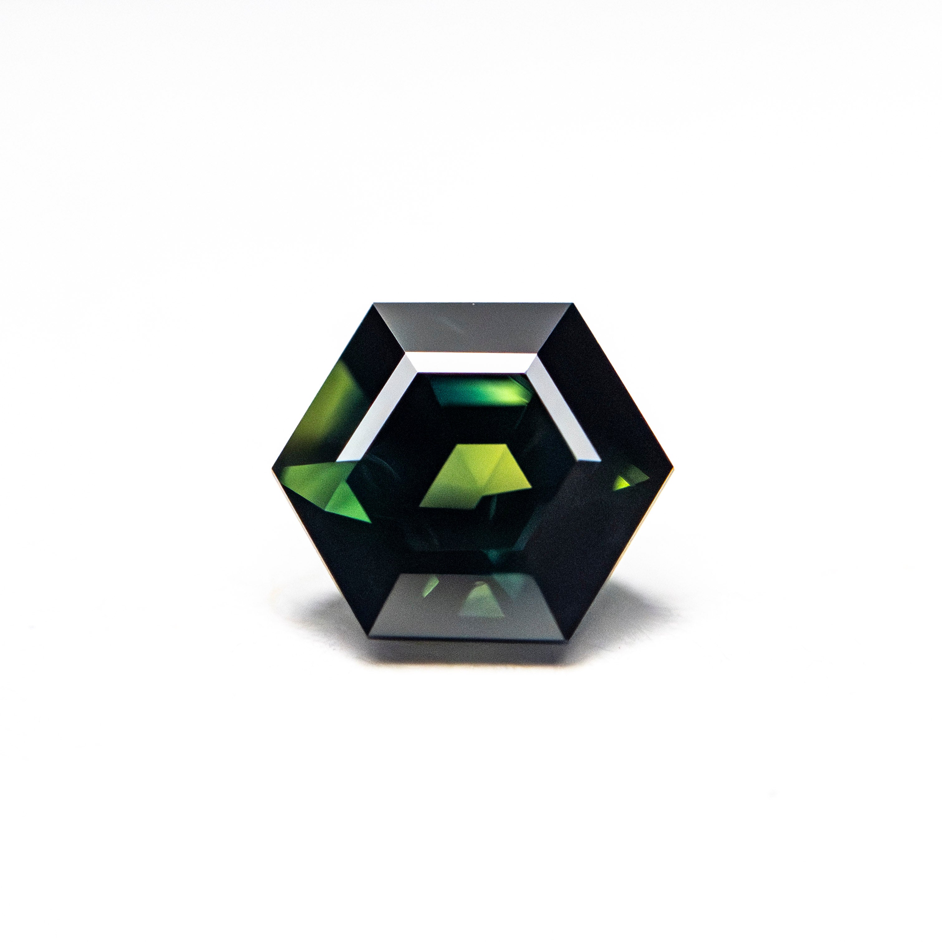 1.32ct 7.04x6.12x4.24mm Hexagon Step Cut Sapphire 27153-02