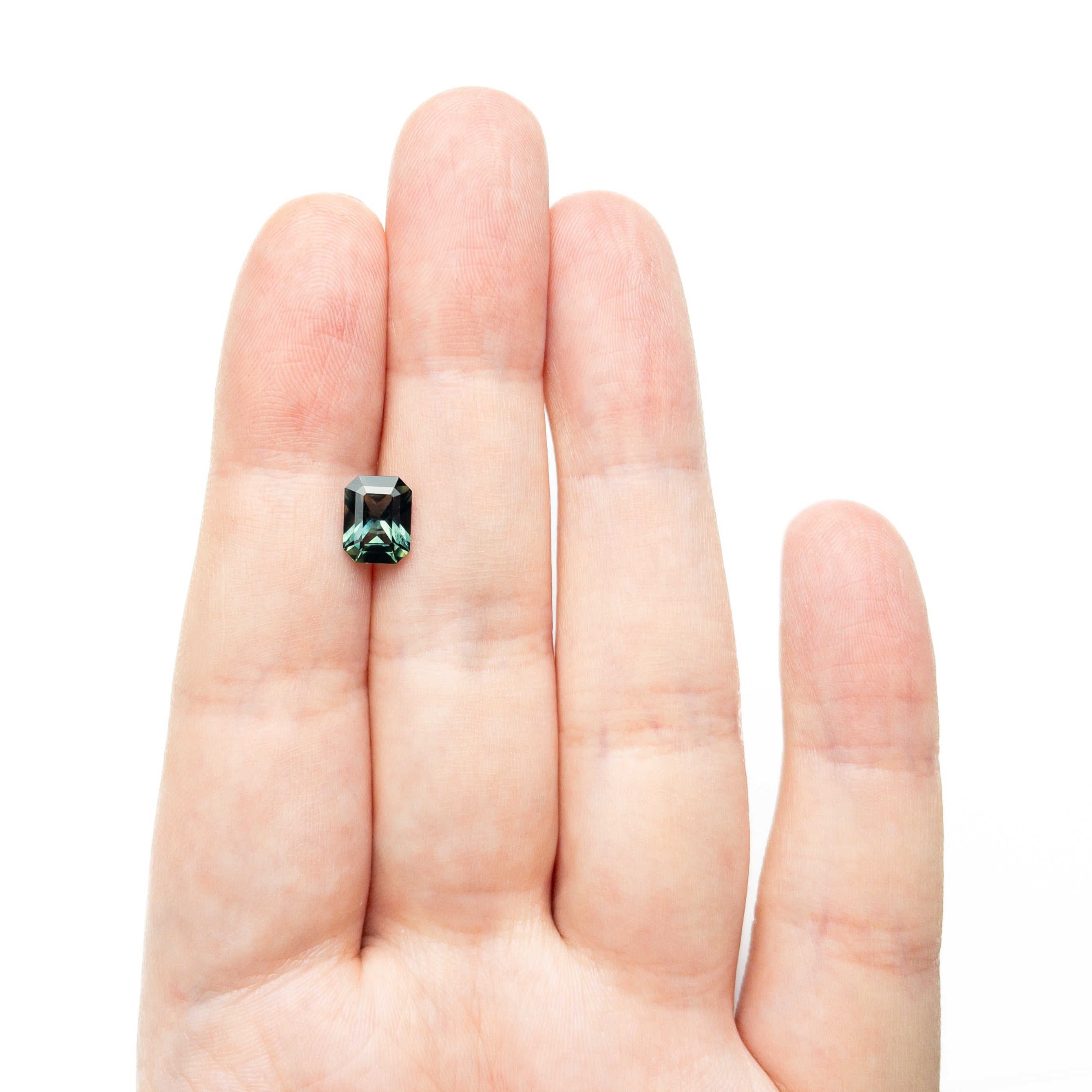 1.70ct 8.04x6.20x4.01mm Cut Corner Rectangle Step Cut Sapphire 27307-01