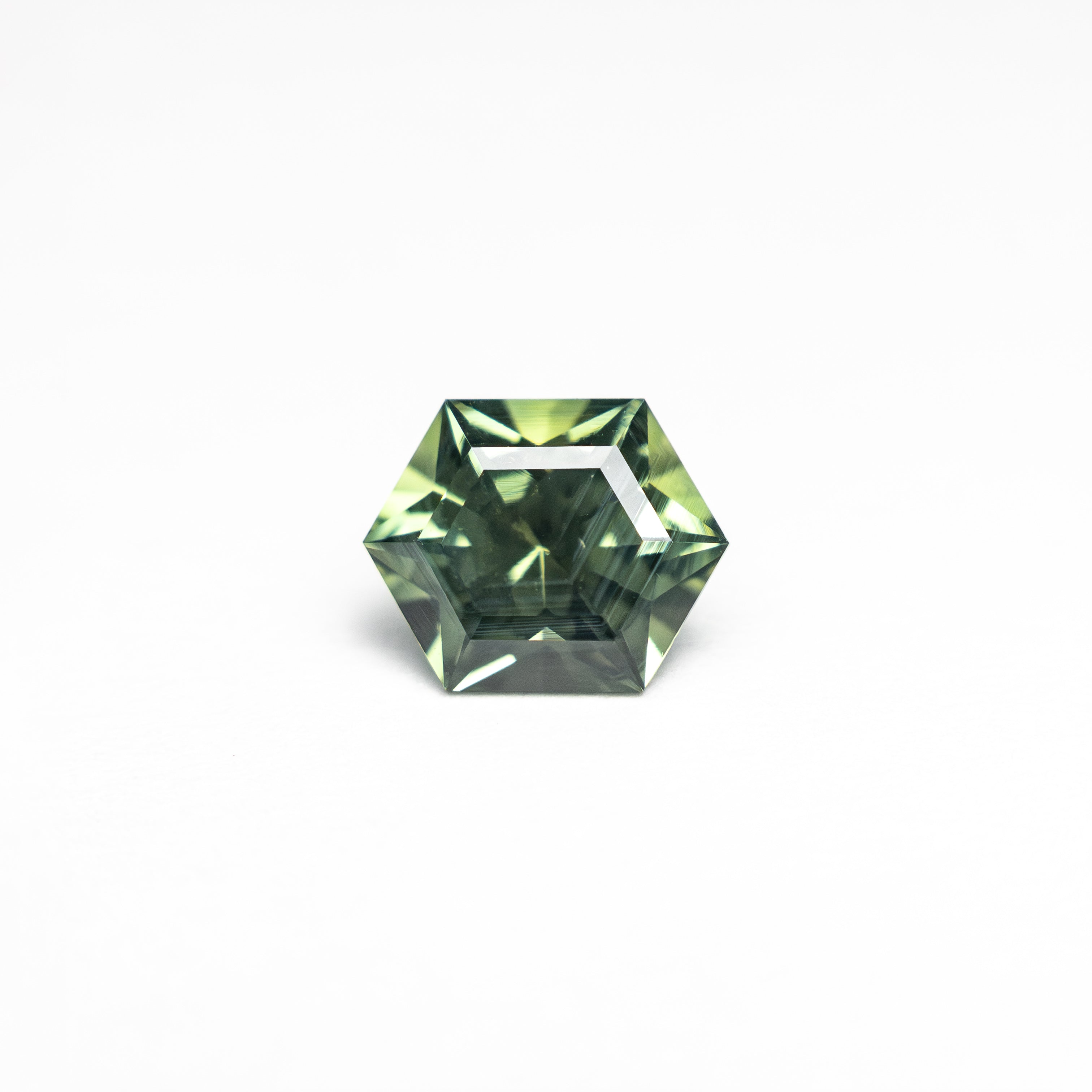 0.79ct 6.40x5.15x3.49mm Hexagon Step Cut Sapphire 27336-02