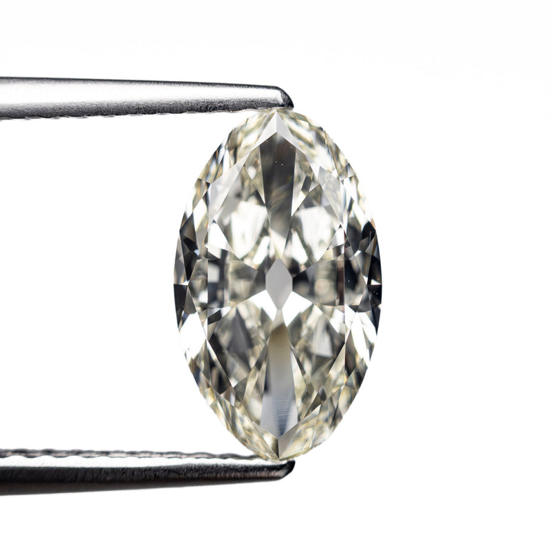 1.69ct 10.64x6.37x3.38mm GIA VVS1 M Modern Antique Moval Brilliant 27404-01