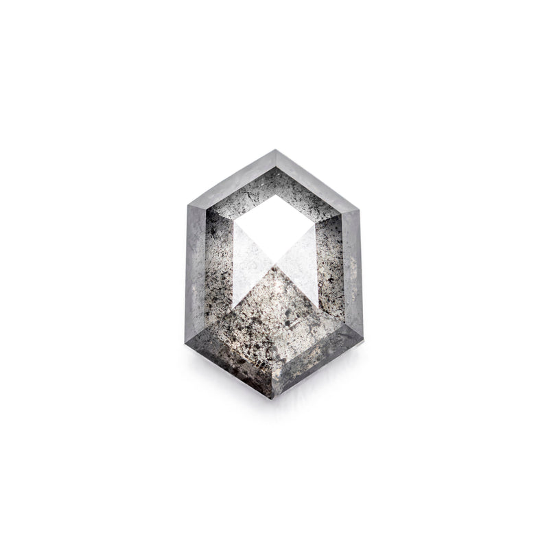 0.97ct 7.65x5.39x2.59mm Hexagon Rosecut 27539-37