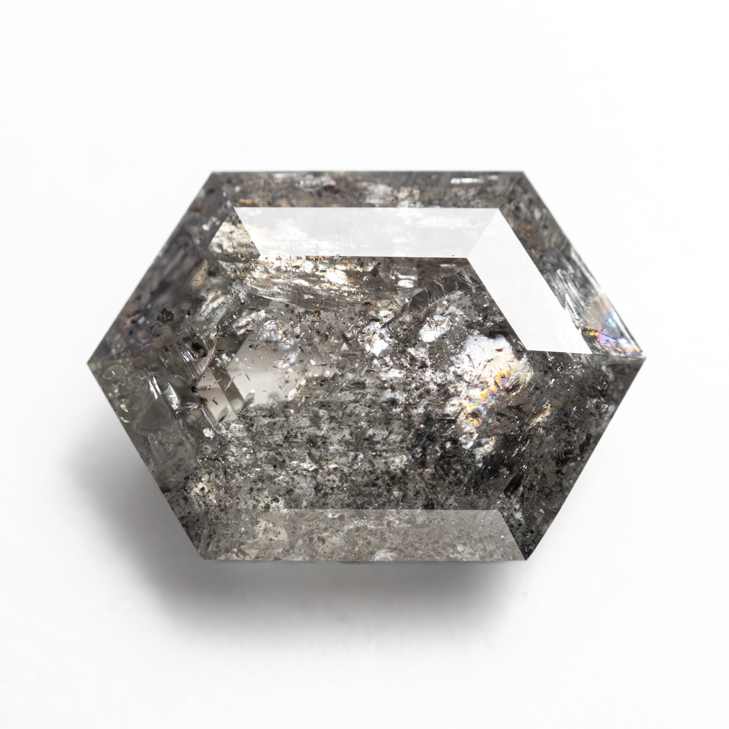 4.33ct 12.52x8.86x4.31mm Hexagon Rosecut 27554-01