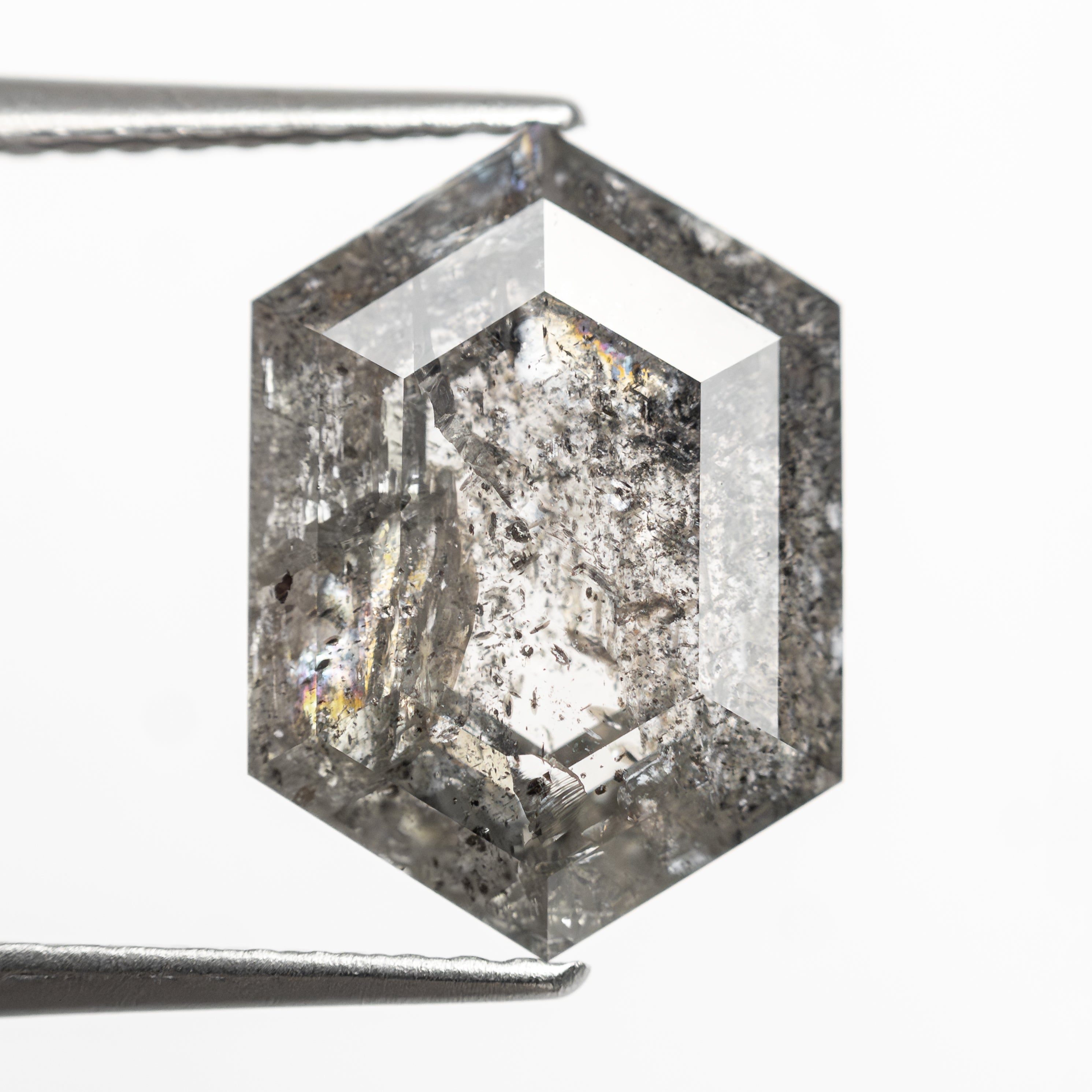 4.33ct 12.52x8.86x4.31mm Hexagon Rosecut 27554-01