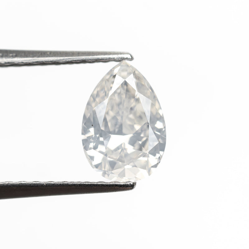 1.01ct 7.51x5.17x3.66mm Fancy White Pear Brilliant 27562-01