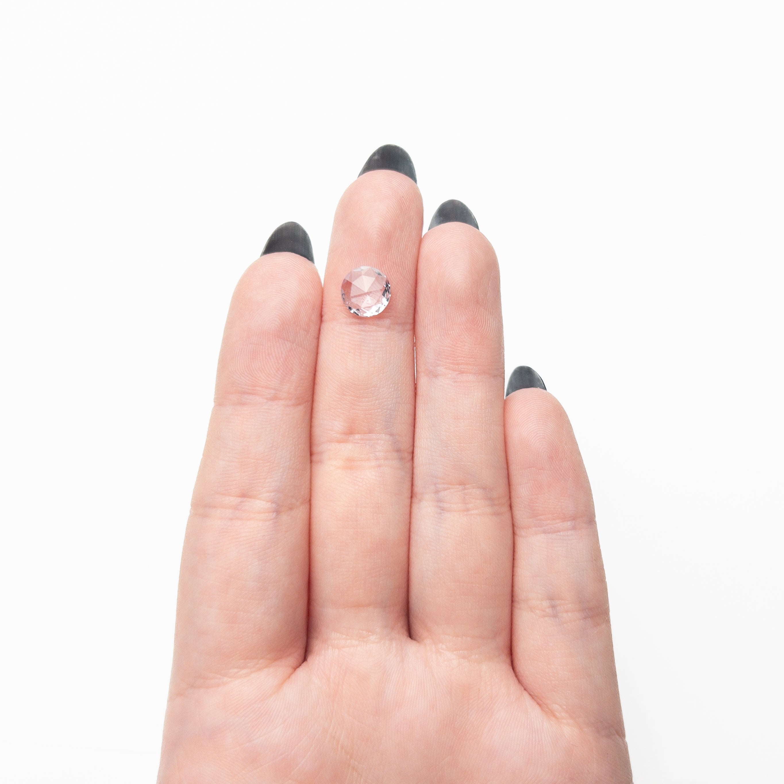 1.21ct 8.02x8.00x2.14mm Round Rosecut Sapphire 27743-01
