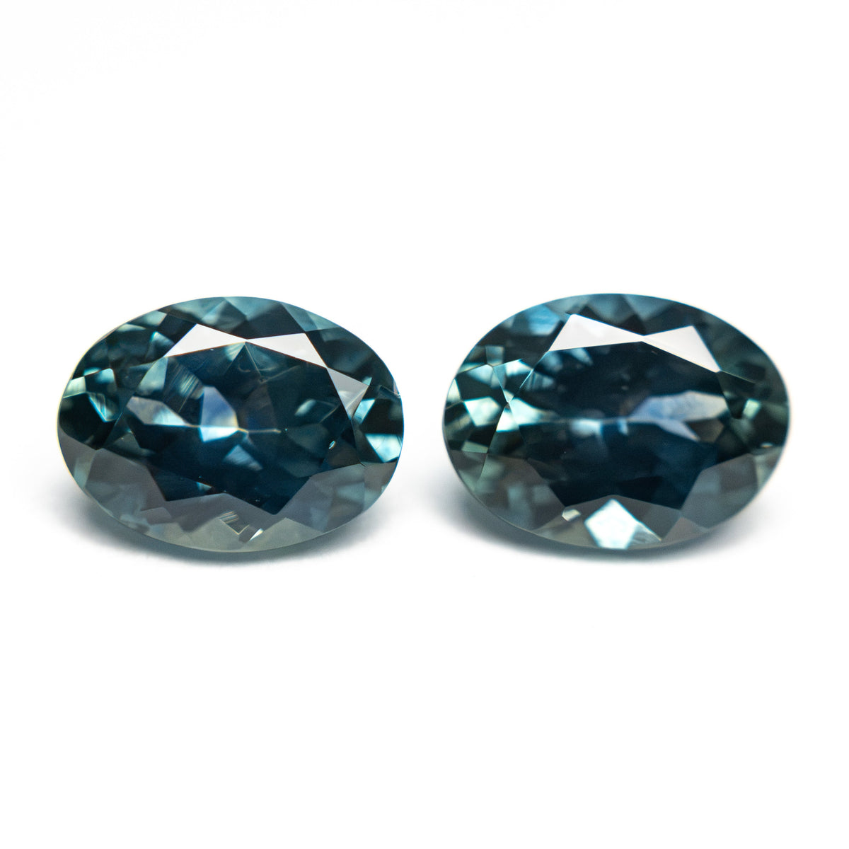 5.03cttw 2pc 7.35x5.50x3.73mm 7.54x5.56x3.78mm Oval Brilliant Sapphire Matching Pair 28028-34