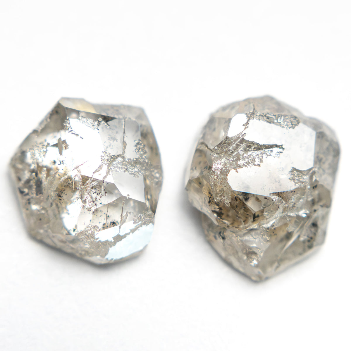 4.18cttw 2pc 8.97x7.75x3.74mm 8.15x7.64x3.23mm Polished Raw Diamond Matching Pair 🇨🇦 28179-01