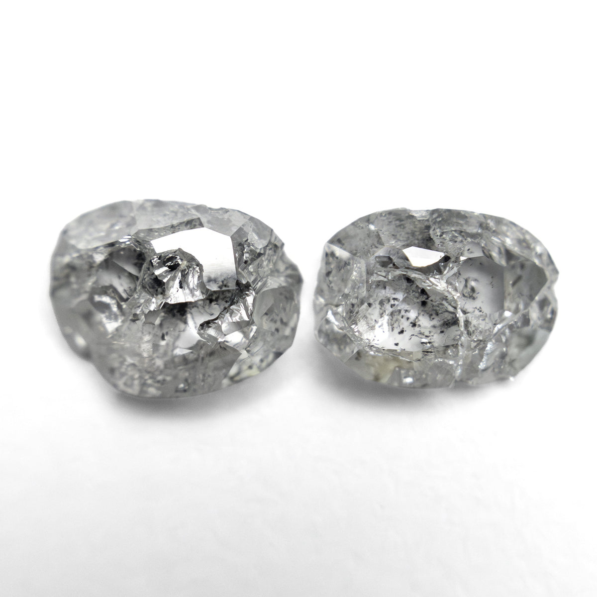 2.73cttw 2pc 7.97x6.21x3.18mm 7.66x5.67x2.82mm Polished Raw Diamond Matching Pair 🇨🇦 28181-01