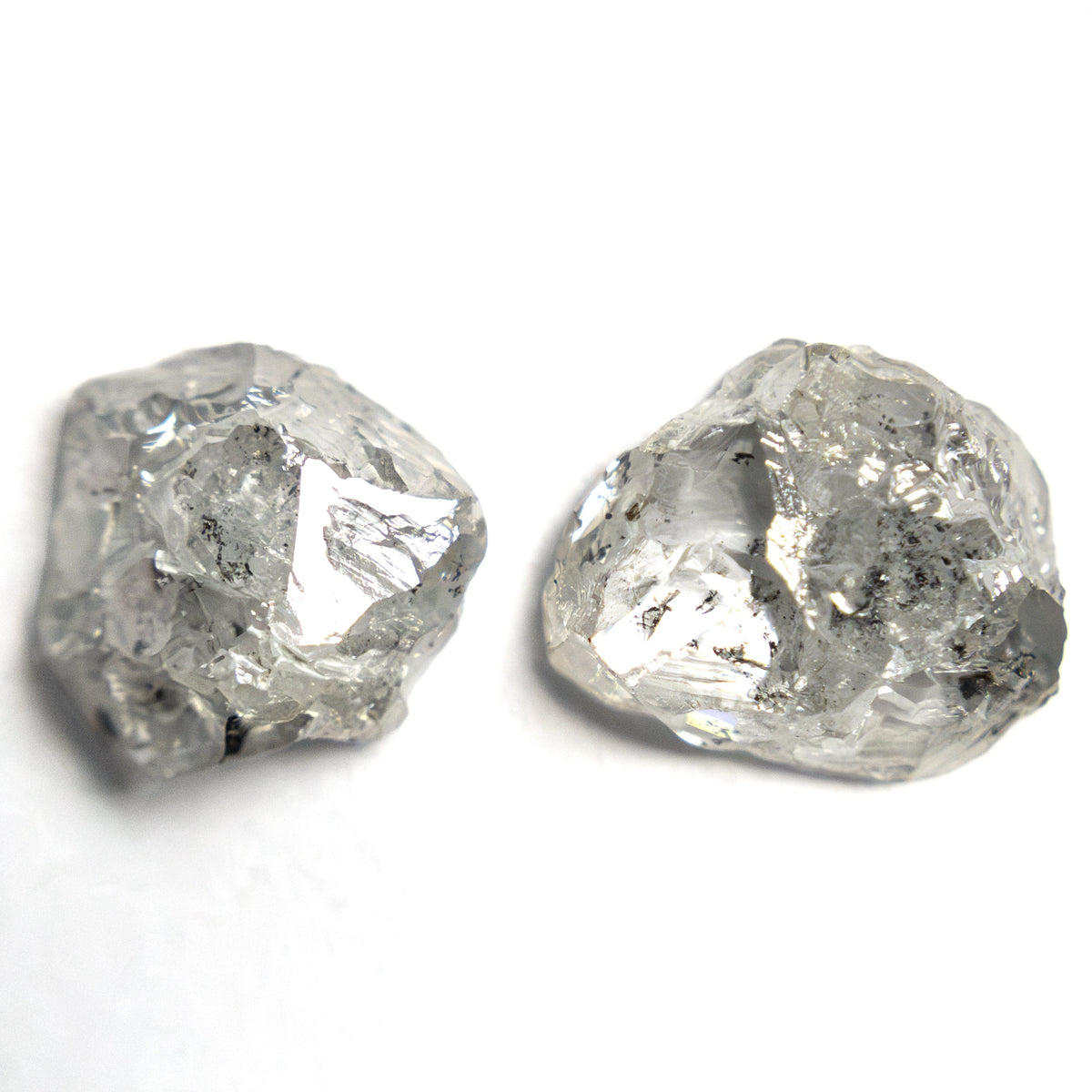 3.47cttw 2pc 9.28x7.63x3.06mm 8.51x7.60x3.15mm Polished Raw Diamond Matching Pair 🇨🇦 28188-01