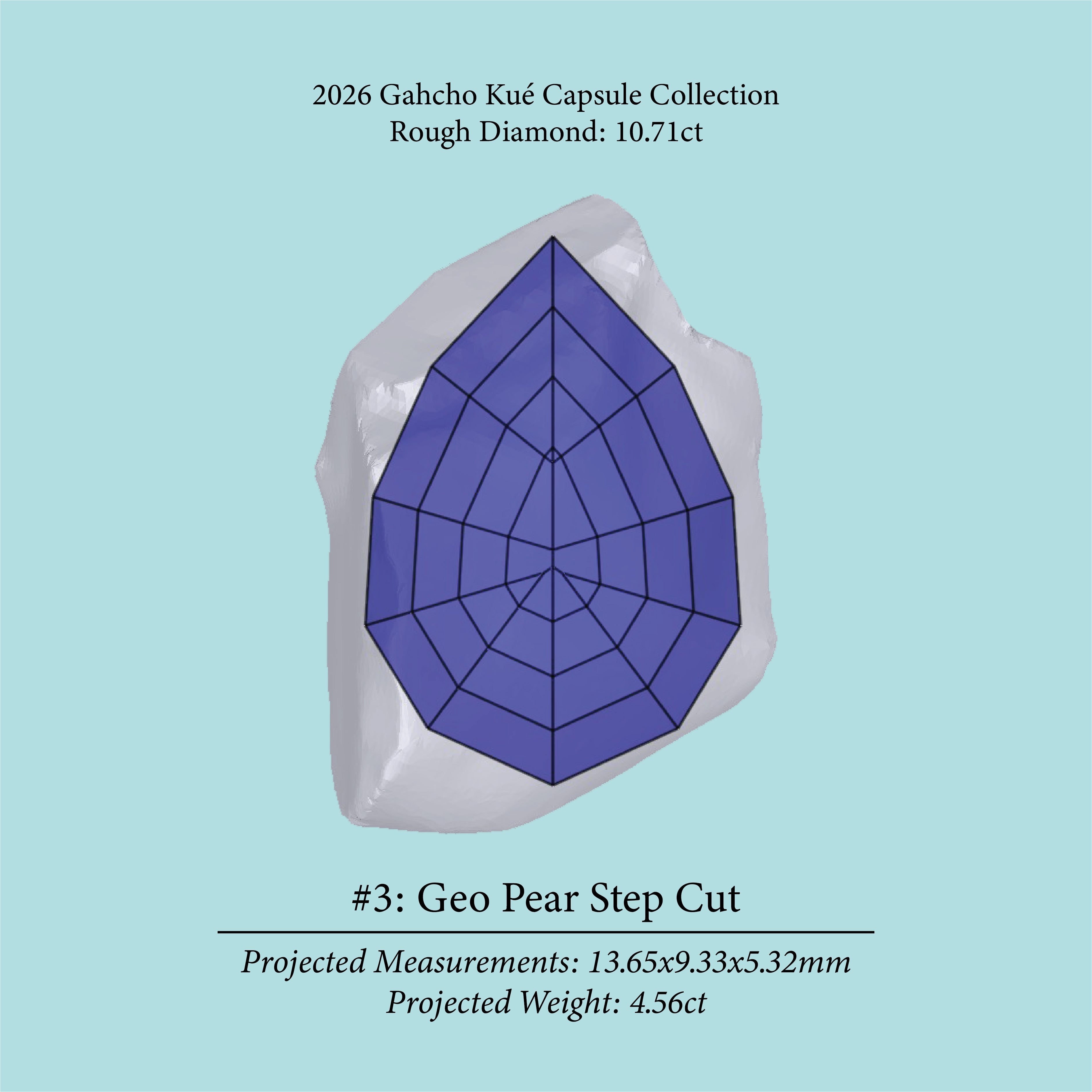 10.71ct VS1 C1 Pre-Cut Canadian Champagne Diamond 27933