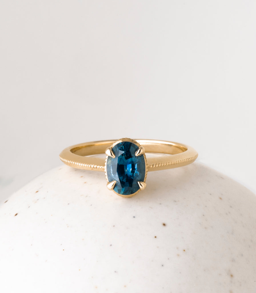 Ali Ring - Montana Oval Sapphire