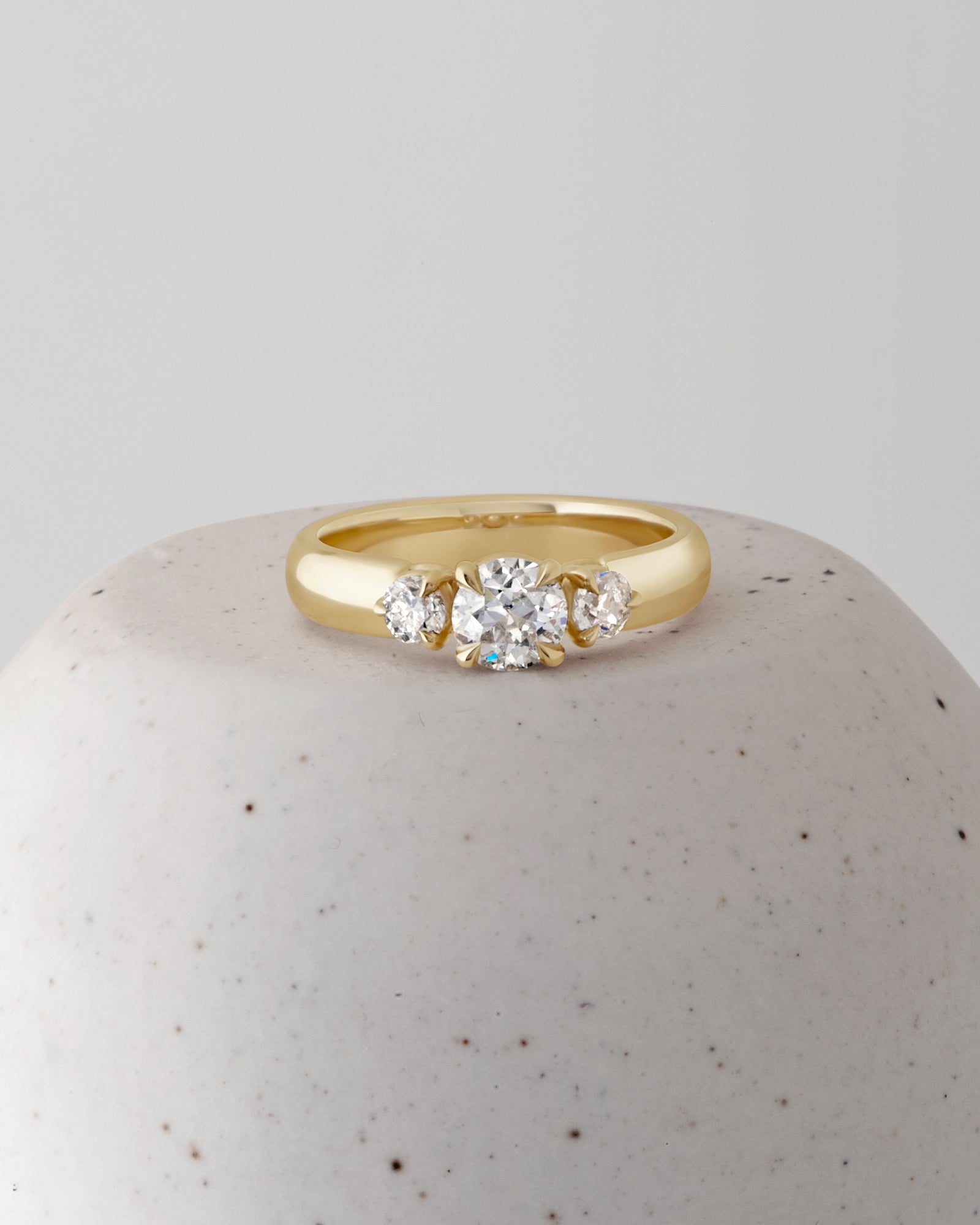 Carmel Ring - Antique Old European Cut