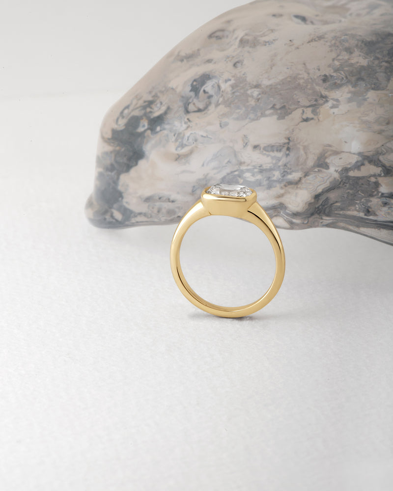 Hunter Ring - Modern Antique Old Mine Cut