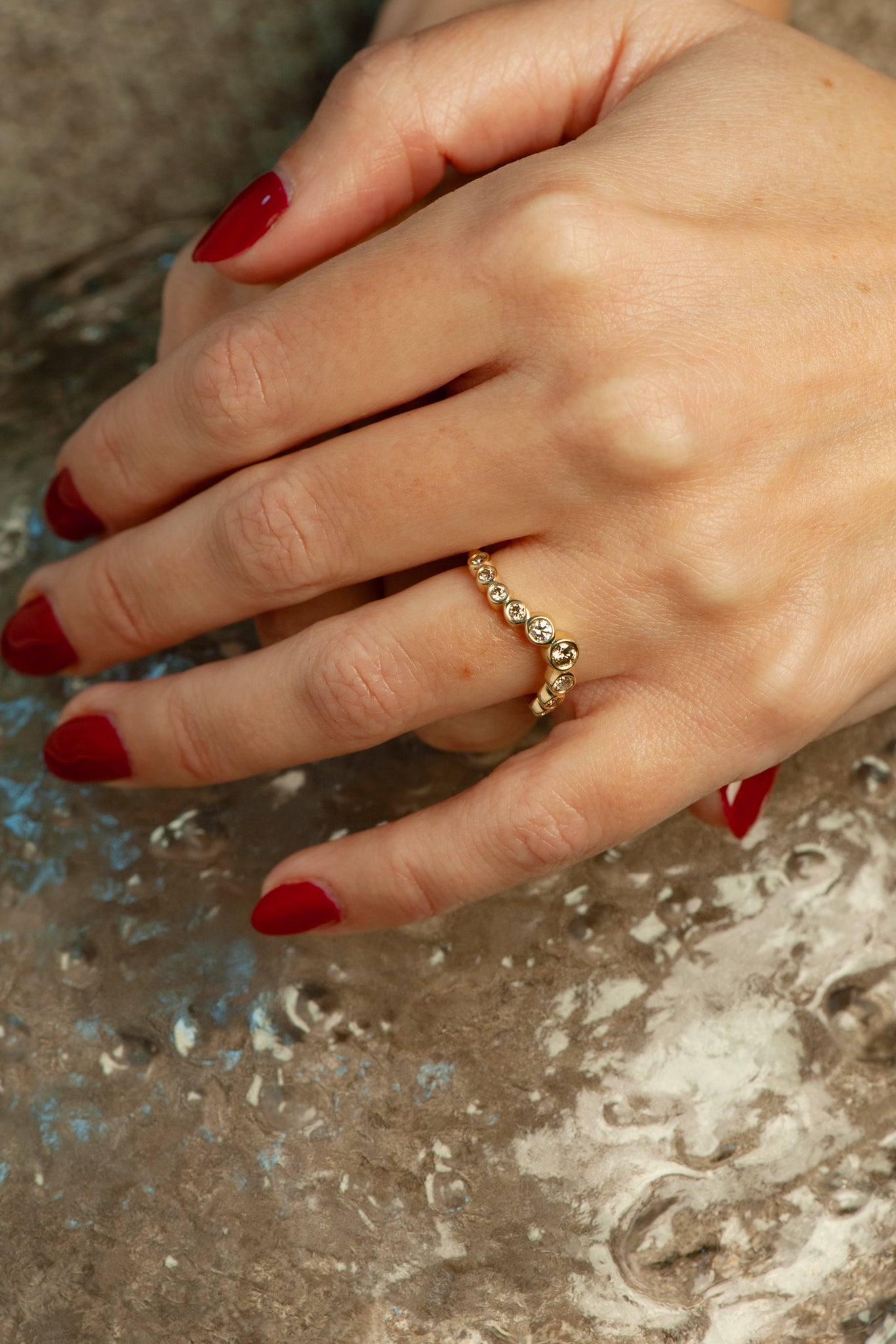 Aurora Ring - Champagne Canadian Diamonds