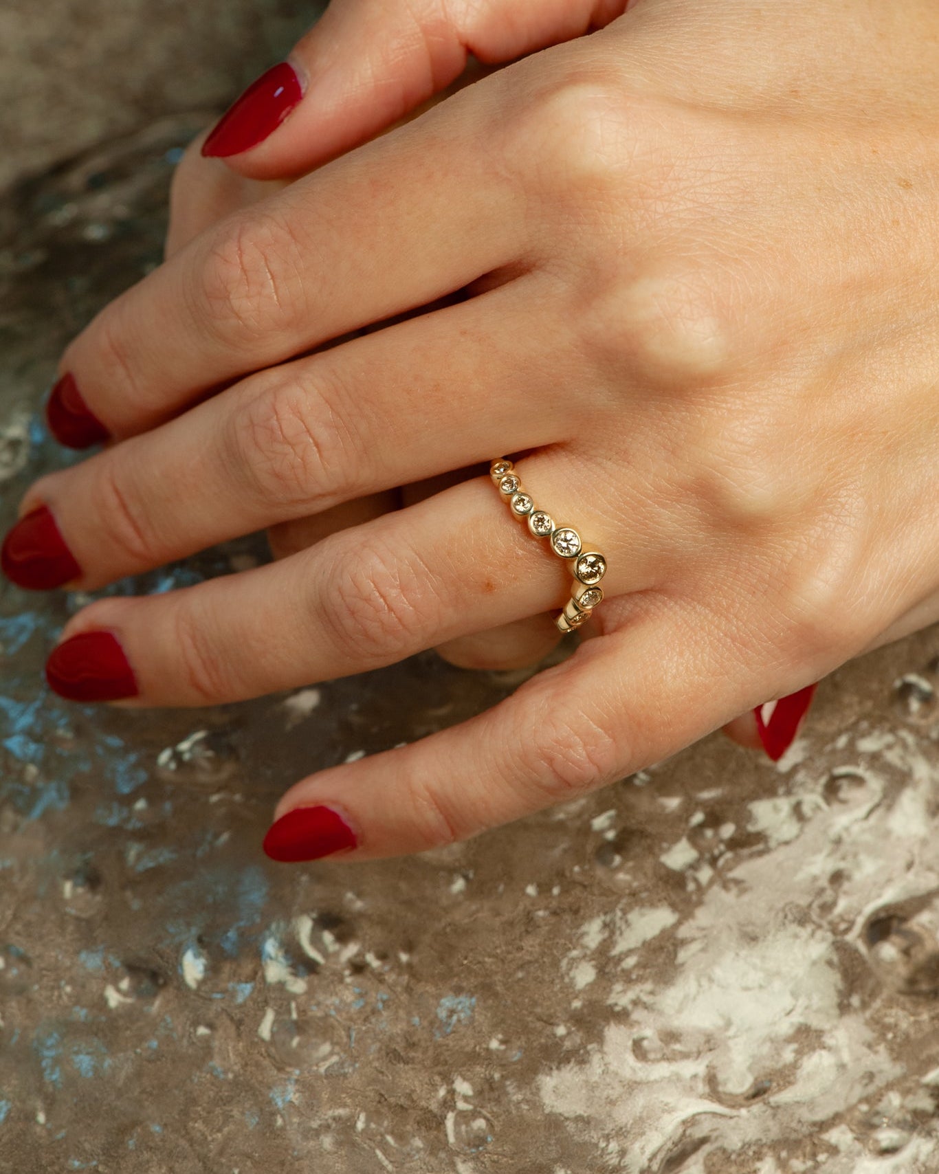 Aurora Ring - Champagne Canadian Diamonds