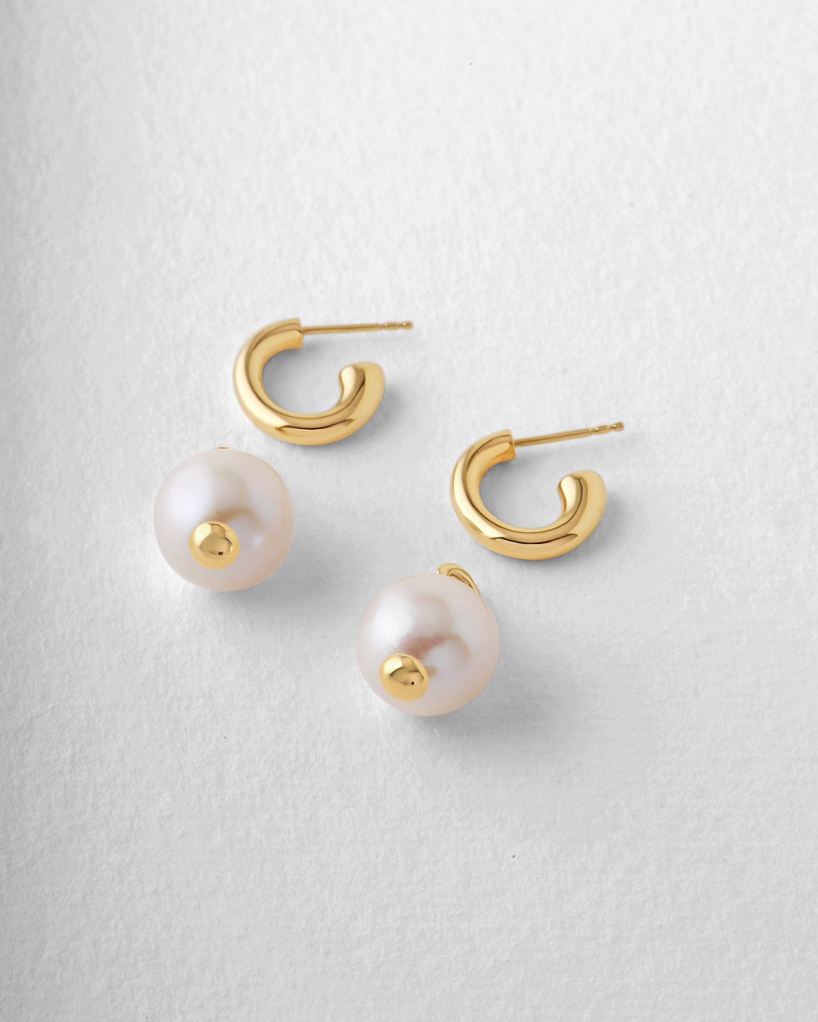 Form Drop Earrings - Short