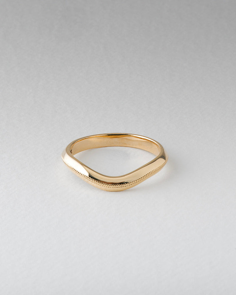 Harper Ring with Milgrain