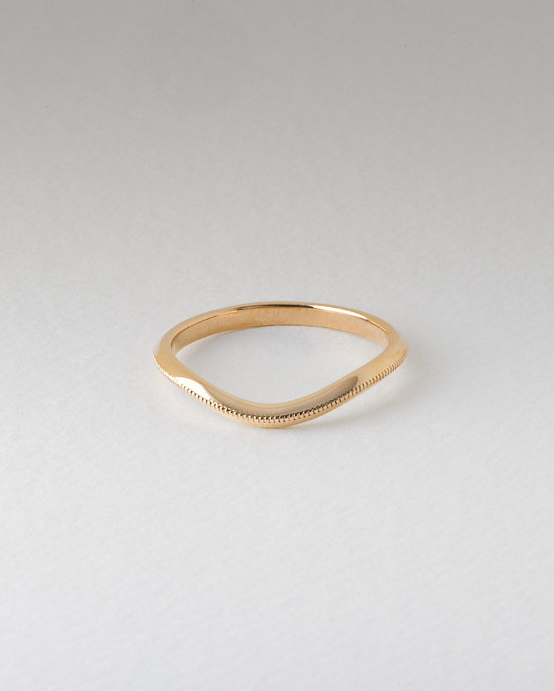 Haven Ring with Milgrain