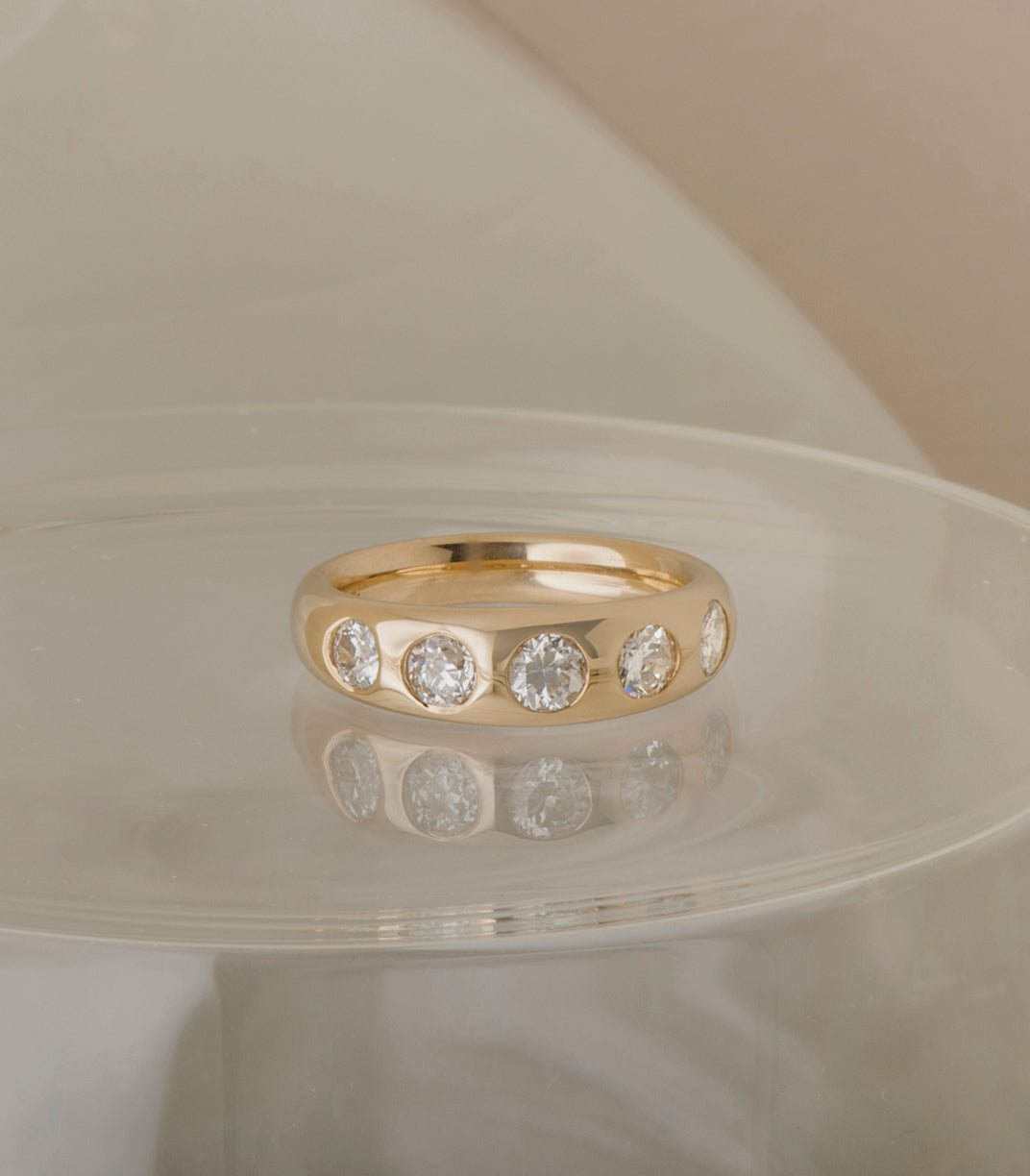 Rosa Ring - Antique Old European Cut Diamond