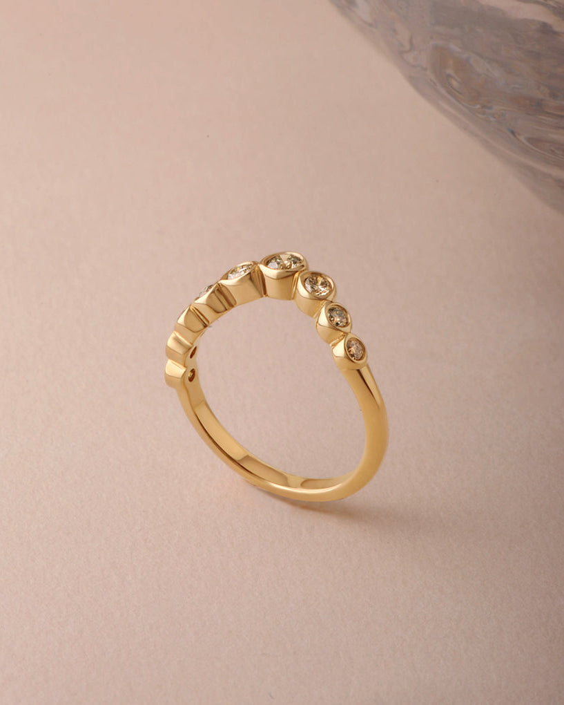 Aurora Ring - Champagne Canadian Diamonds