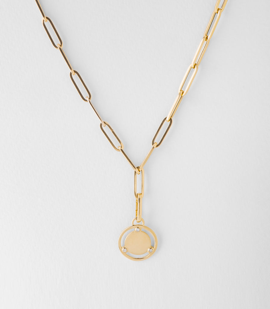 Athena Medallion - Oval Charm Clip