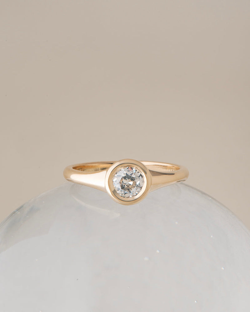 Hunter Ring - Antique Old European Cut Diamond