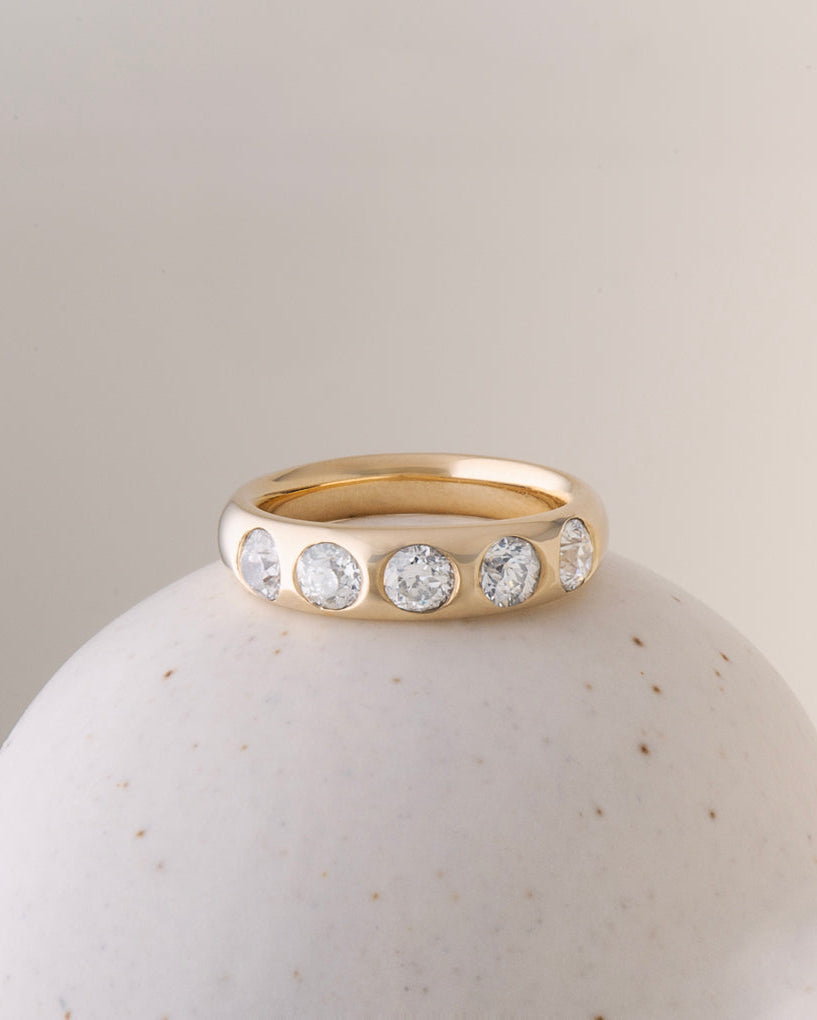 Rosa Ring - Antique Old European Cut Diamond