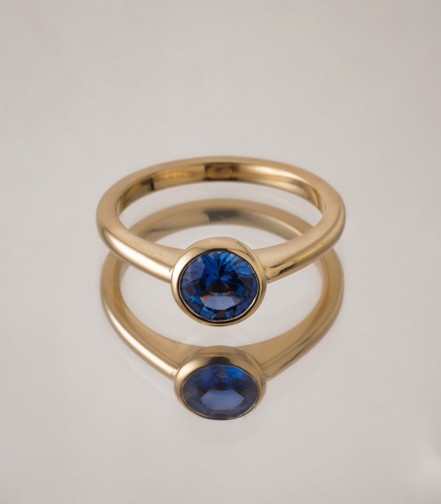 Bella Ring - Sri Lankan Blue Sapphire