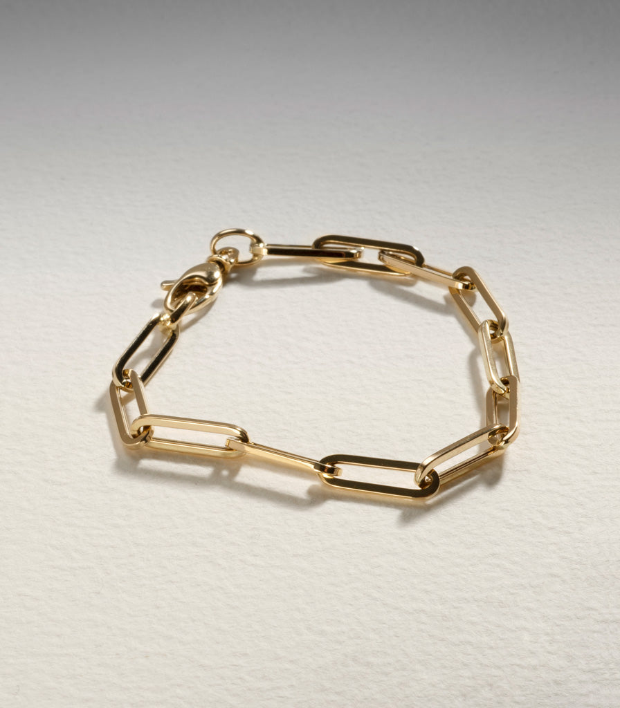 Staple Chain Bracelet | 14k gold chain | ATTIC | ATTIC
