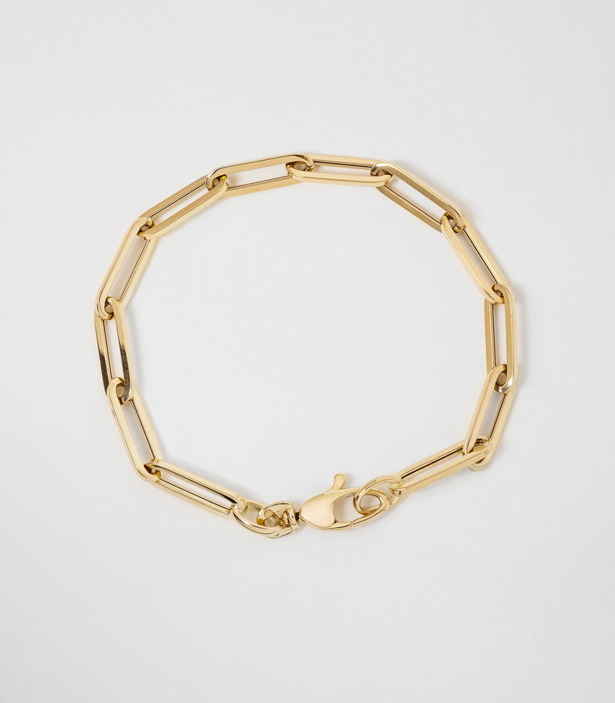 Staple Chain Bracelet | 14k gold chain | ATTIC | ATTIC