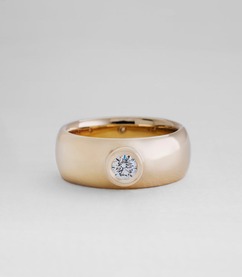 Big Buoy Ring - Round Brilliant Cut Canadian Diamond