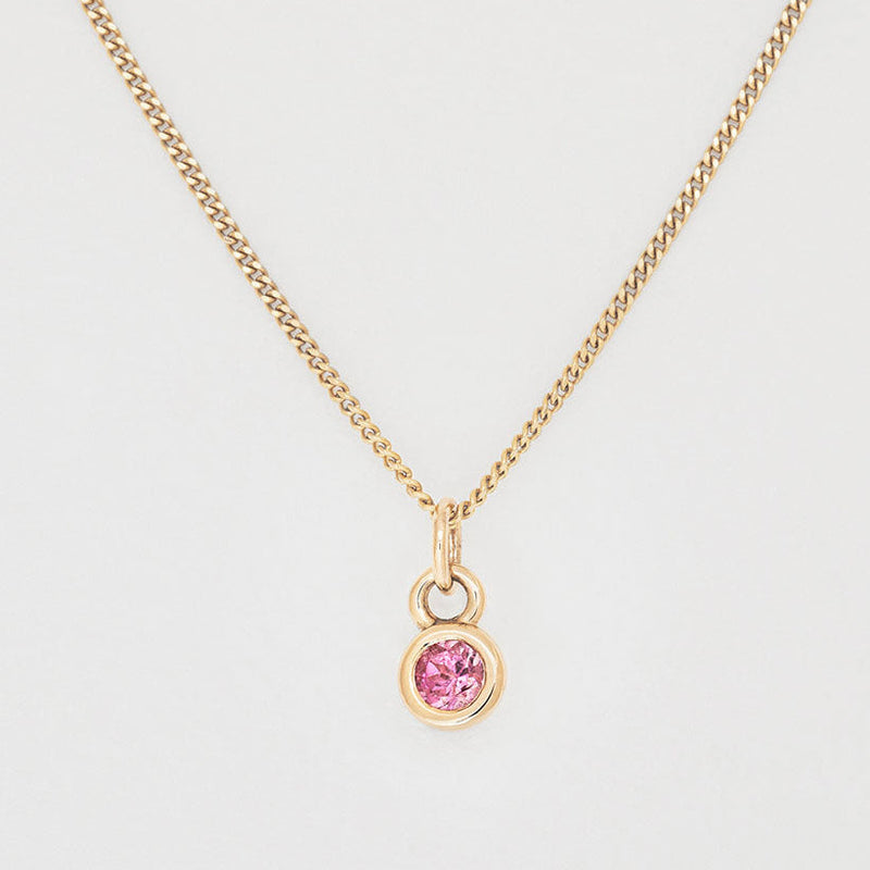 Buoy Charm - Pink Tourmaline