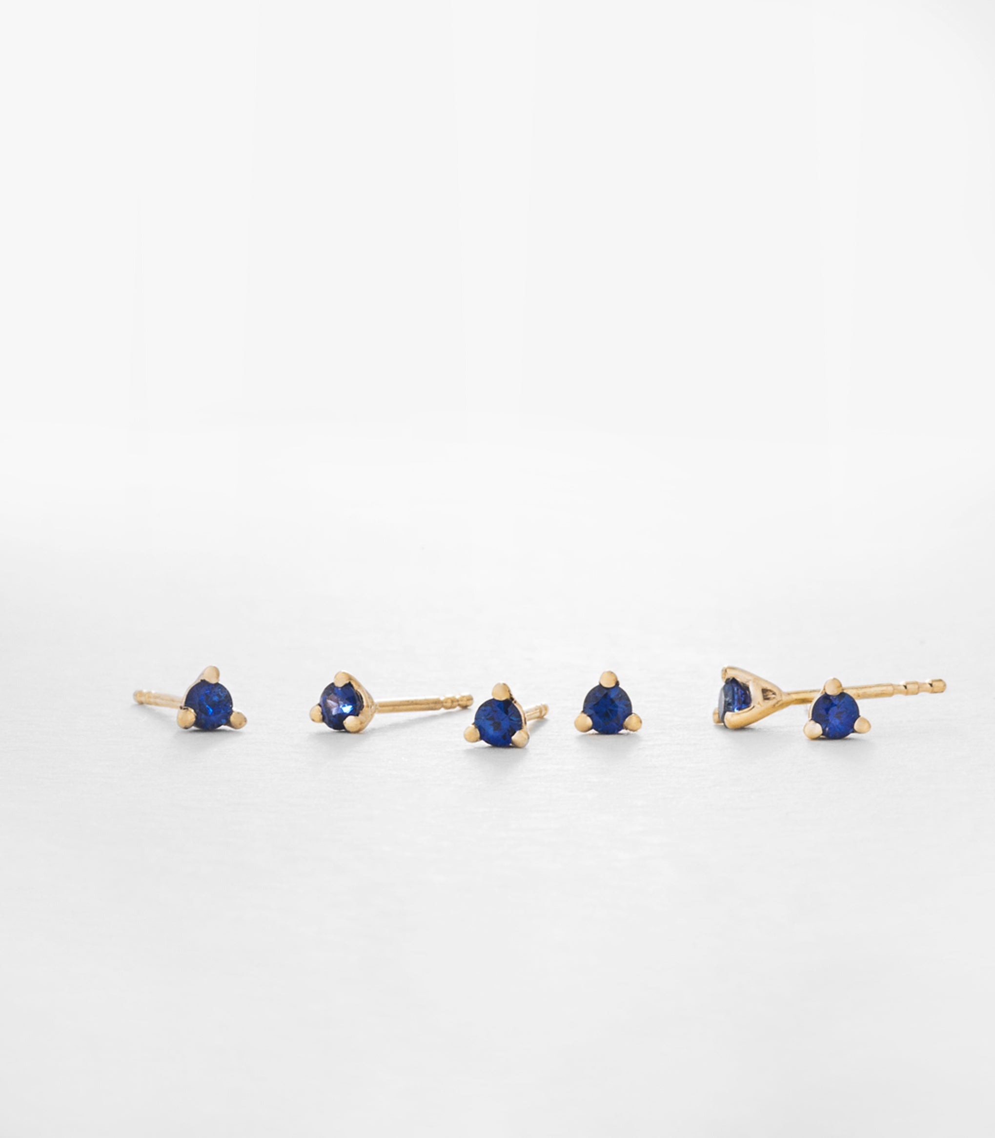 Cocktail Studs - Blue Sapphire