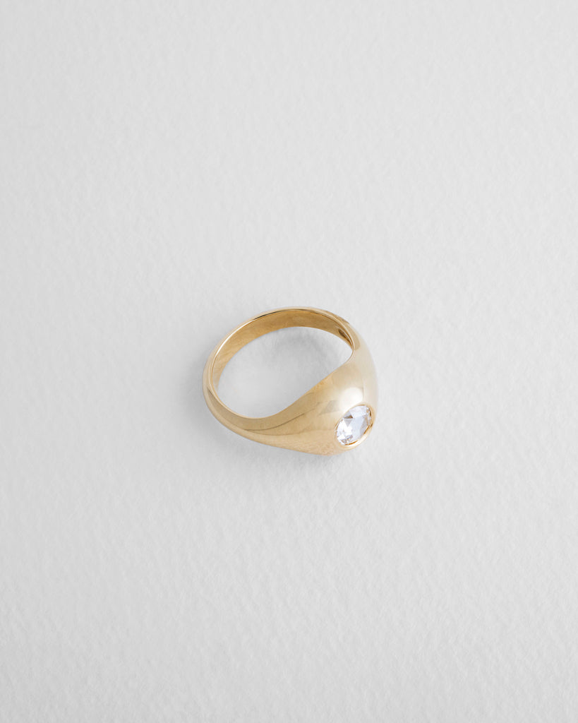 Jasper Ring - Rosecut Diamond